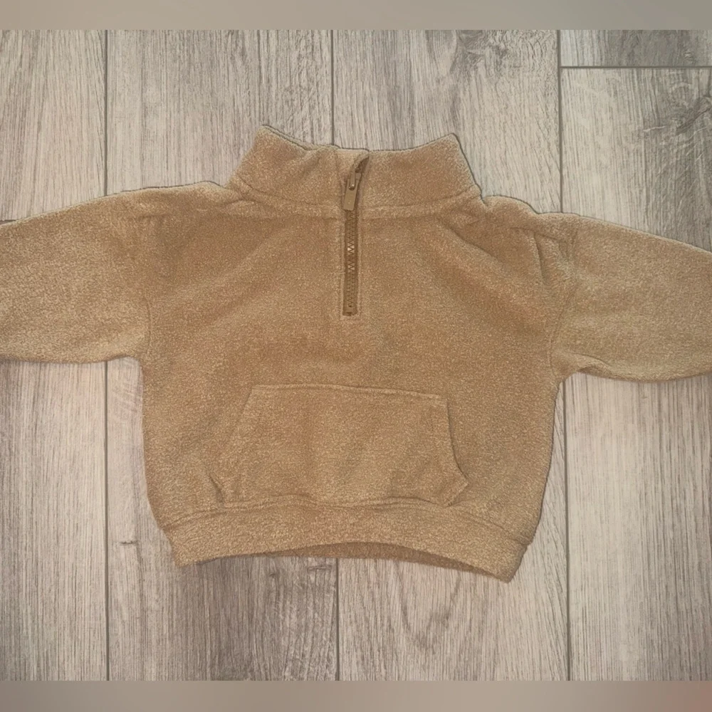 Old Navy Camel tan Quarter-Zip Pullover